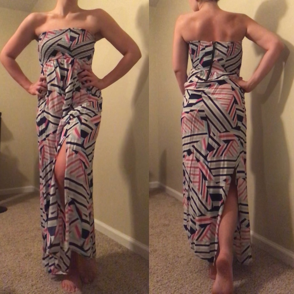 Harper-Zoe Maxi Multicolor Dress
